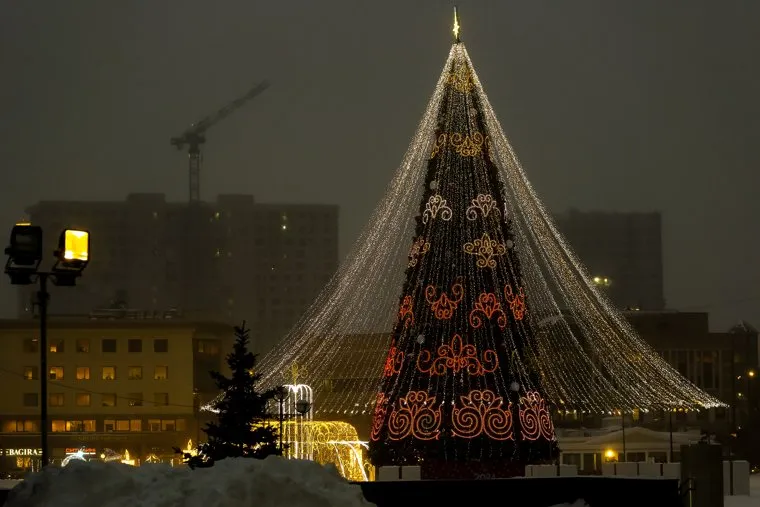 Новогоднее оформление. Тюмень