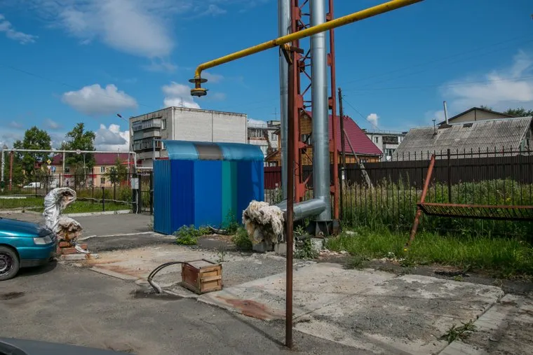 Жилой дом улица Гагарина 34а.Курган, площадка под котельную