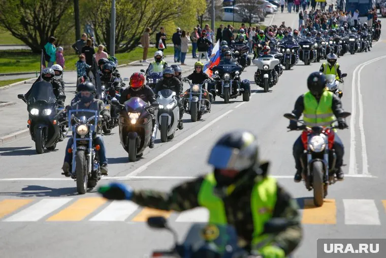 Игорь Николаев проехал в колонне байкеров мотофестиваля «Движение» (архивное фото)