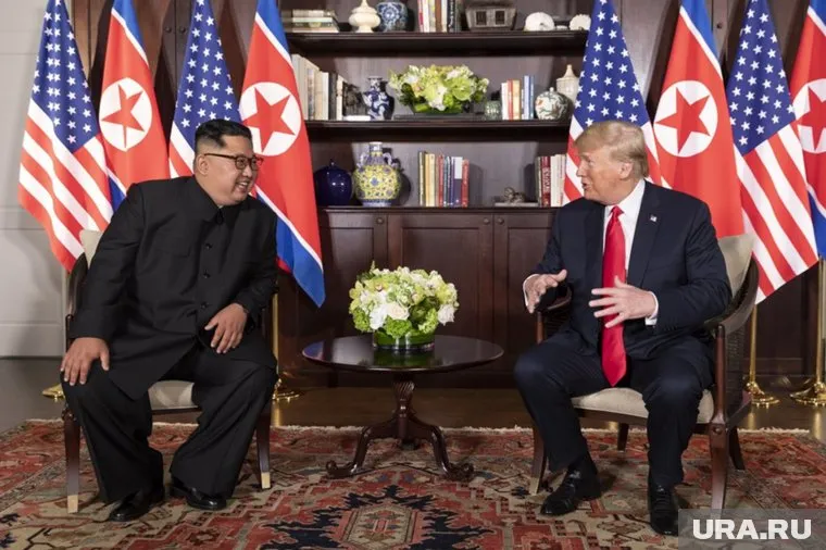 До визита в Россию Ким Чен Ын встретился с американским президентом
