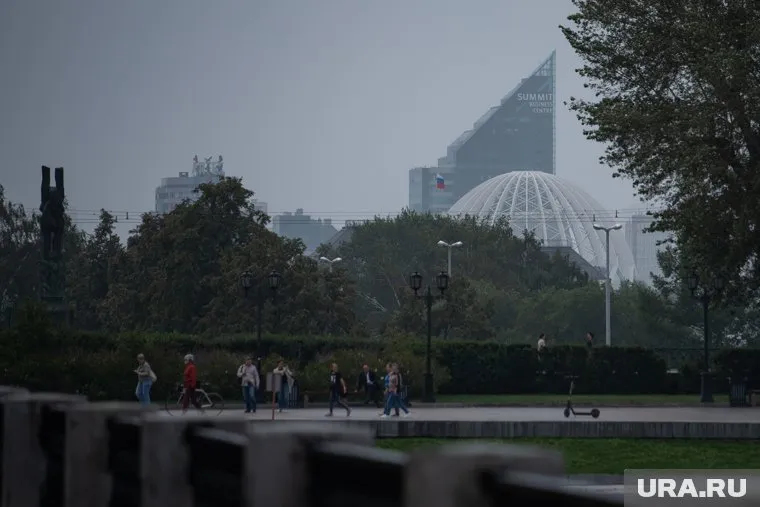 Над Екатеринбургом скопилось много вредных веществ