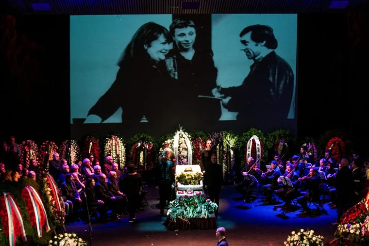 Прощание с Галиной Волчек в театре "Современник"