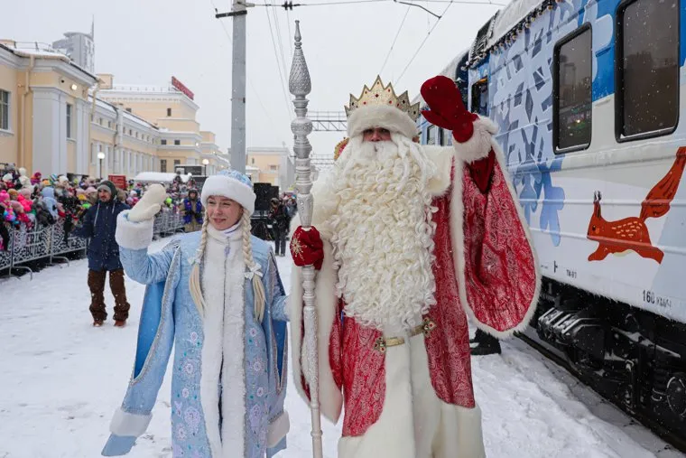 Поезд Деда Мороза. Екатеринбург