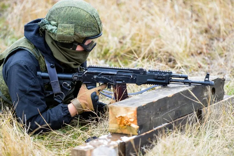 Боевое слаживание мобилизованных на Чебаркульском полигоне ЦВО. Челябинская область