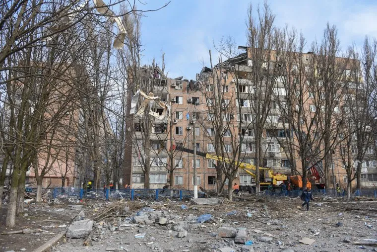 Последствия обстрела ВСУ Киевского района г. Донецк. ДНР, Донецк