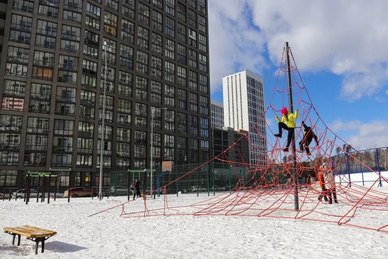 ЖК "Светлый". Екатеринбург зима