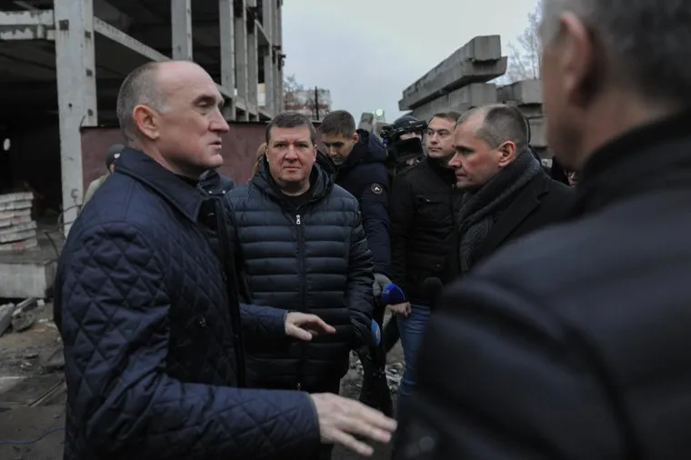 Рабочий объезд Борисом Дубровским объектов строящихся к саммитам ШОС и БРИКС. Челябинск