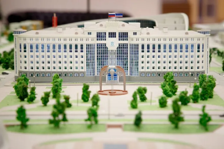 Встреча с Александром Мажаровым в здании правительства ЯНАО. Салехард