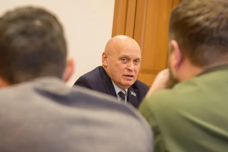 Пресс-конференция Евгения Заболотного, председателя городской думы. Тюмень, заболотный евгений