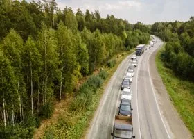На трассе между Челябинском и Екатеринбургом образовался затор