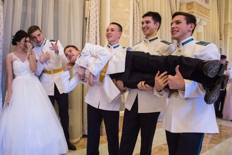 Кадетский бал, Тюмень, кадеты, бал, подростки, праздник