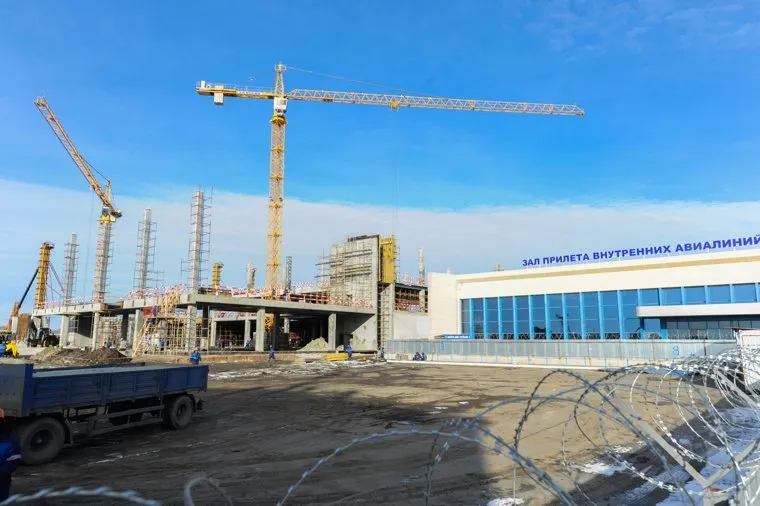 Стройки к саммитам ШОС и БРИКС. Челябинск, строительство аэропорта