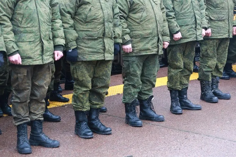 Отправка мобилизованных. Тюмень