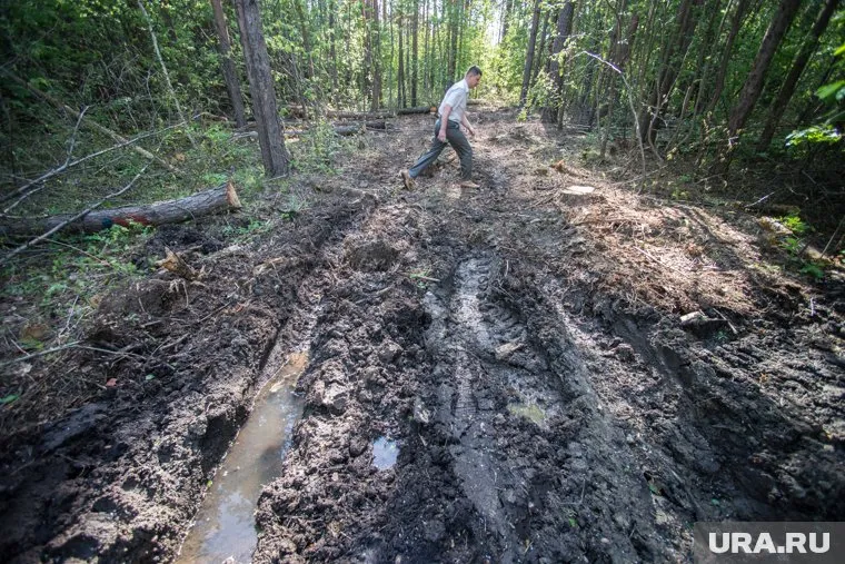После дождя в поселок Плановый не проедет никто