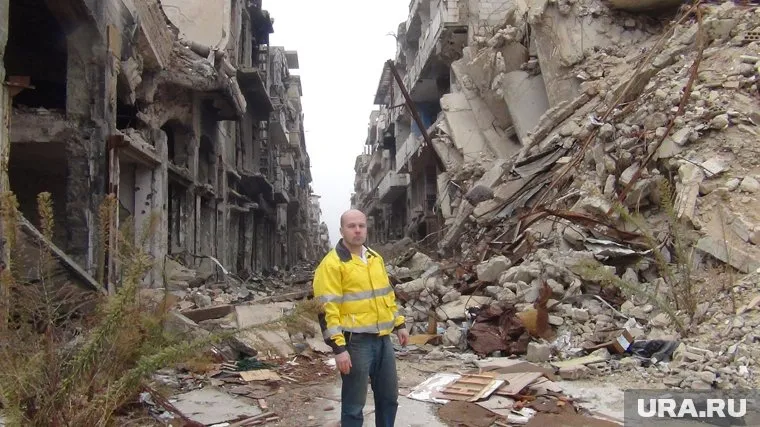 Герой материала «URA.Ru», бизнесмен и волонтер из Екатеринбурга, последние дни провел в Хомсе