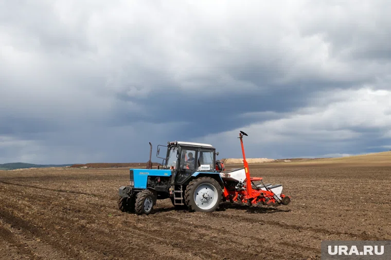 Тракторист возвращался с работ в поле (архивное фото)