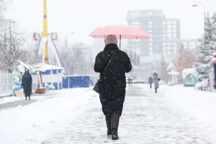 Снежный город. Тюмень