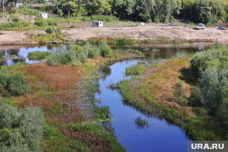 В русле Тобола у Кургана появились острова, влияющие на половодье