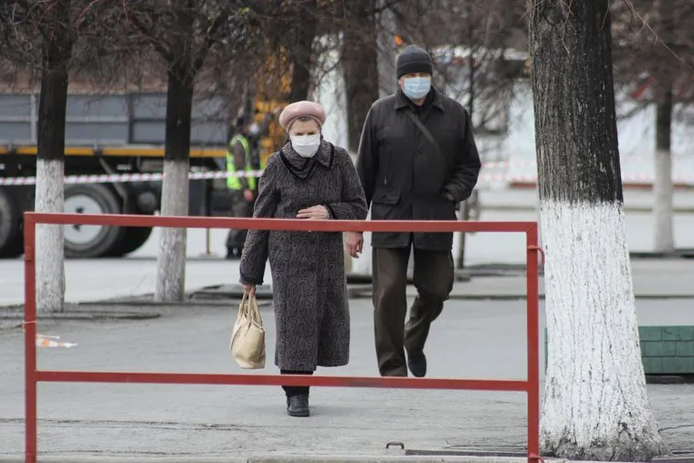 Город во время полной самоизоляции.  Курган 