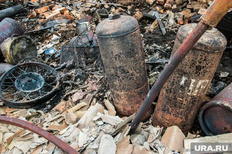 От взрыва обрушились крыши двух гаражей (архивное фото)