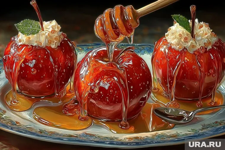 На Медовый Спас можно запечь яблоки с медом