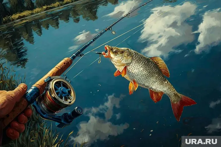 Хорошо клевало на реке у дамбы