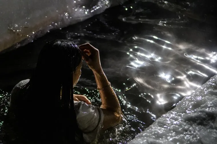 Крещенские купания. Екатеринбург