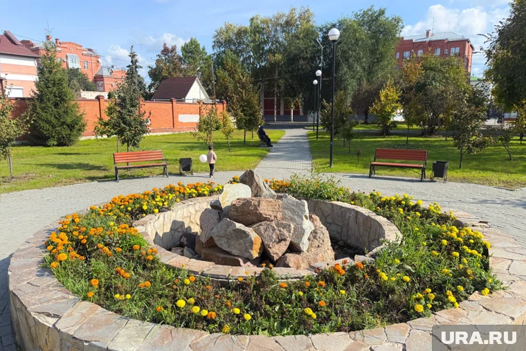 Яблоки и груши впервые появились в Кургане в сквере Розена