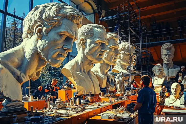 Образ основателя Кургана был создан легендарным скульптором