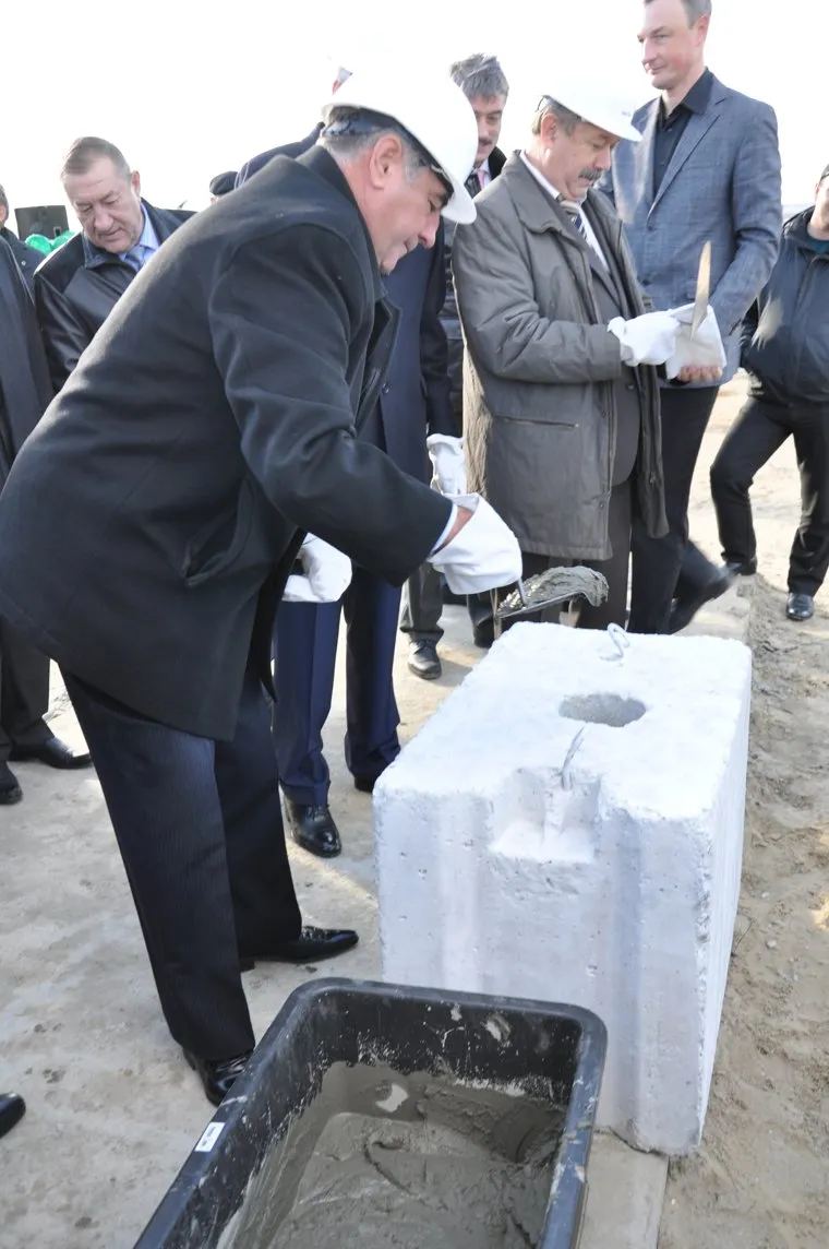 Курган. Закладка нового микрорайона Родной город. Застройщик РечелСтрой. 31.10.13, жилой комплекс родной город