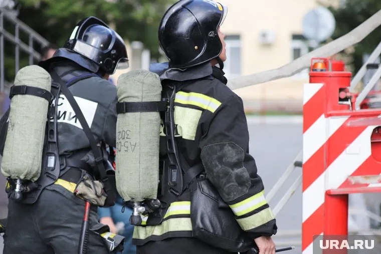 Пожарные работаю в усиленном режиме в центре Москвы