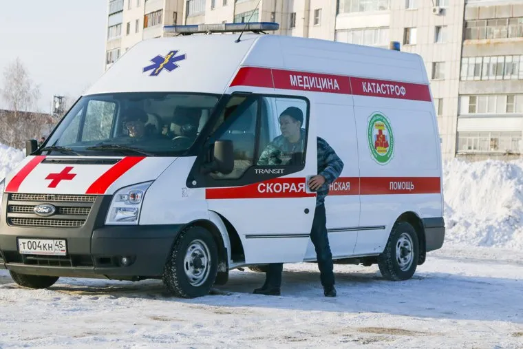 Крещенские купания 2017.Курган., медицина катастроф, скорая помощь