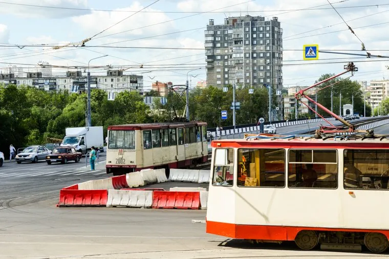 Ленинградский мост по улице Труда. Челябинск