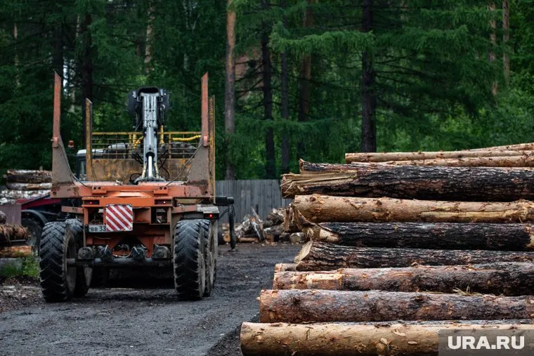 От обстрела пострадала пилорама (фото из архива)