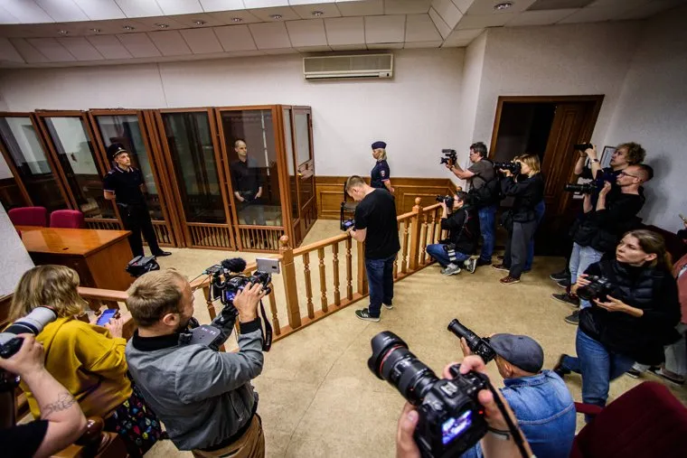 Эван Гершкович в Свердловском областном суде. Екатеринбург