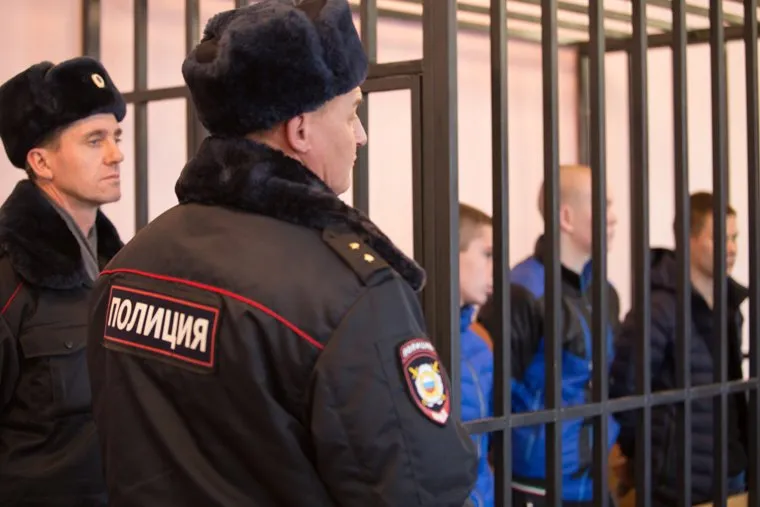 Оглашение приговора воспитанникам Кипельского детского дома. поселок Юргамыш