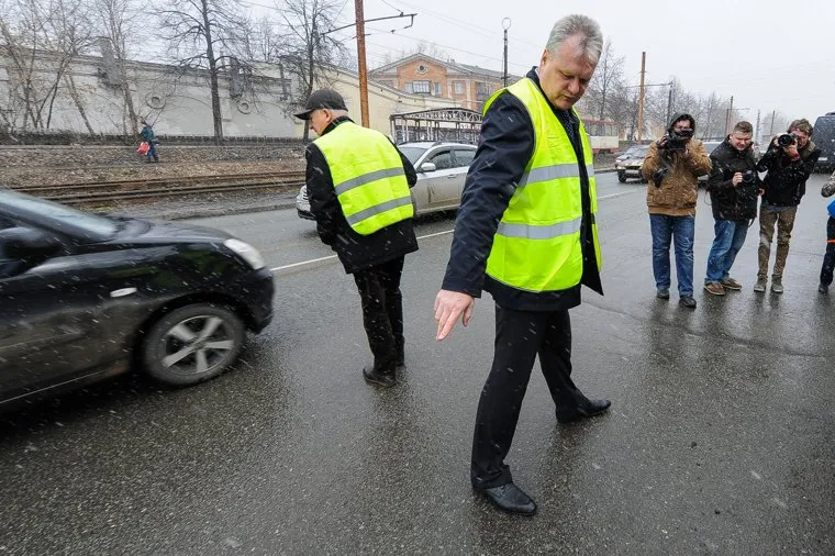 Выезд рабочей группы по дорогам города с Дмитрием Микуликом. Челябинск