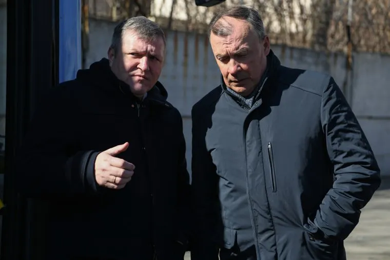 Презентация нового троллейбуса Алексею Орлову. Екатеринбург