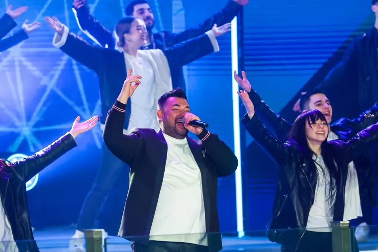 Концерт "10 лет в родной гавани" на Красной площади. Москва