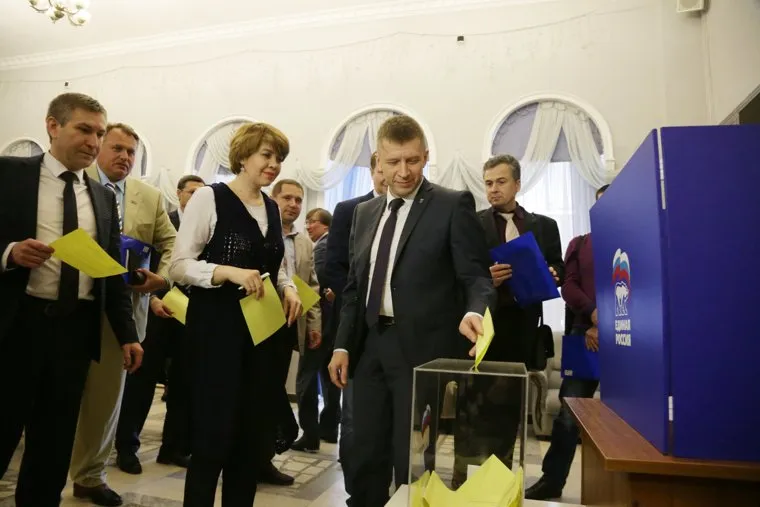 Единая Россия, региональная конференция. Выдвижение кандидатов на выборы губернатора. Пермь