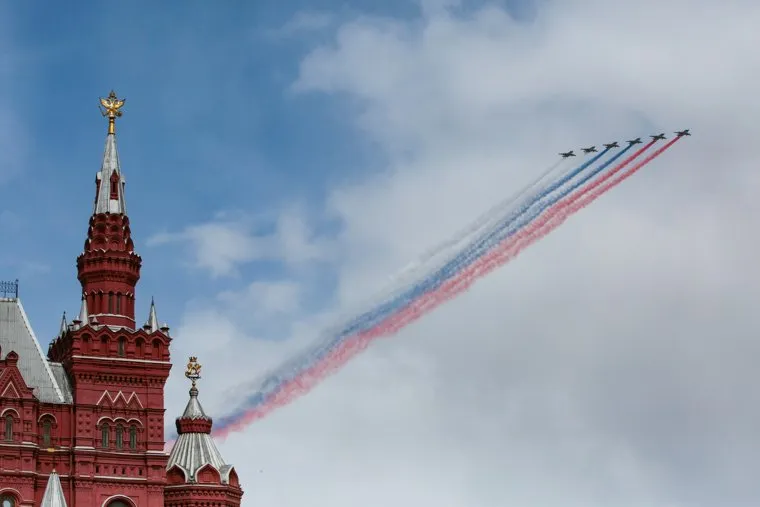 Парад Победы на Красной Площади в Москве. 9 мая 2024