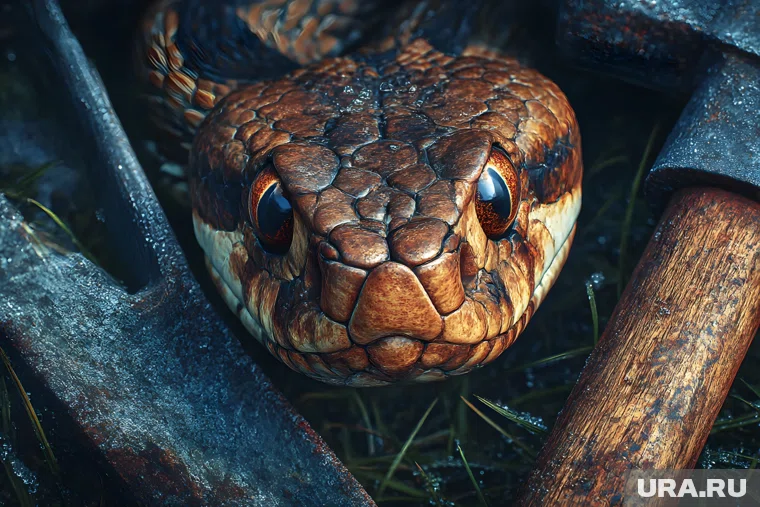 Россиянка пыталась провезти мертвую змею в бутылке