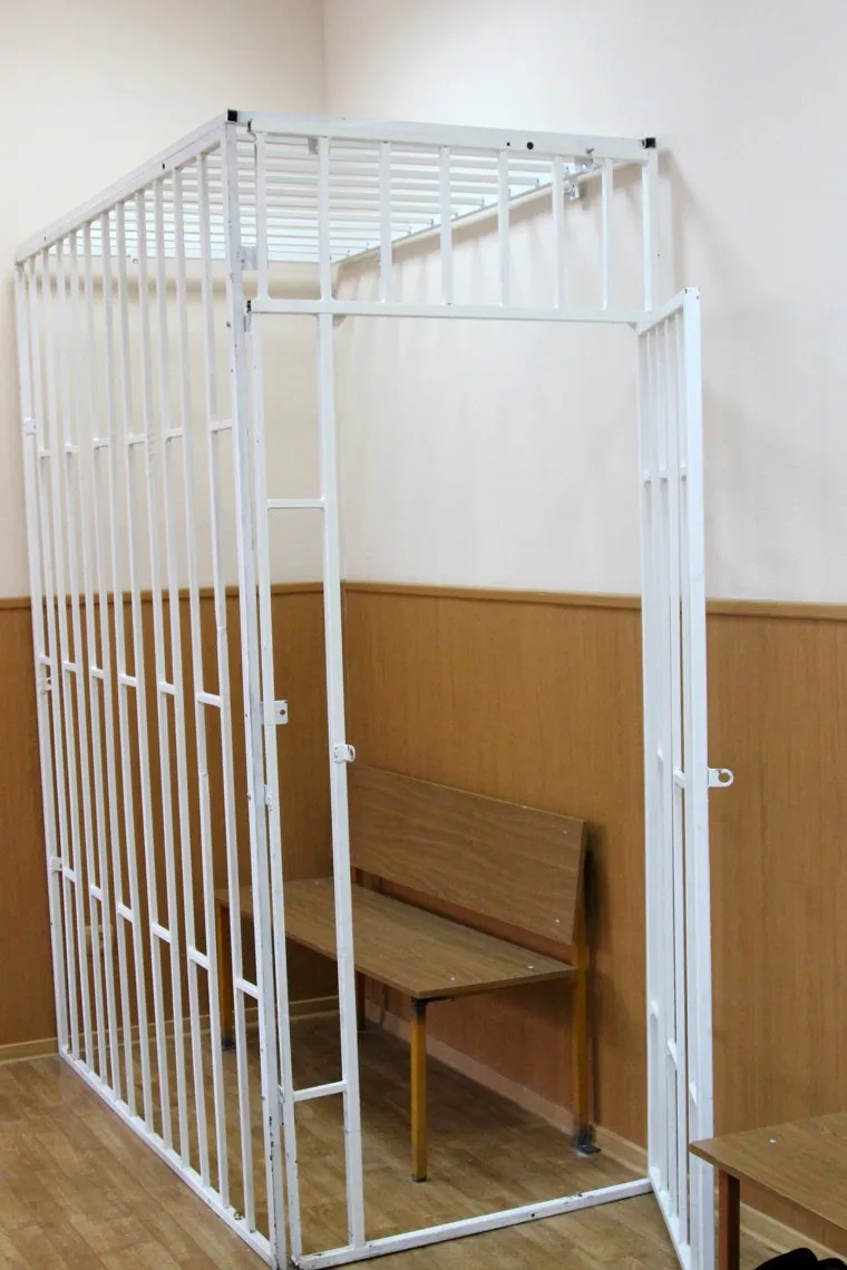 Приговор Калугиной
Курган, клетка в суде