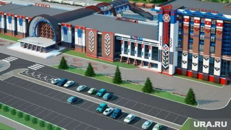 Проект дизайна вокзала в Сургуте