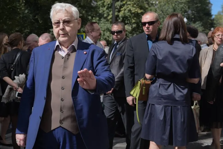 Прощание со Львом Дуровым в Театре на Малой Бронной. Москва, табаков олег