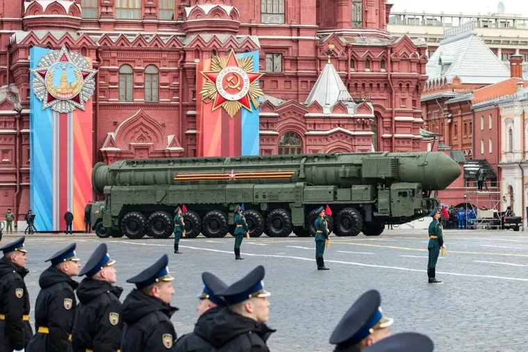 Парад Победы на Красной Площади в Москве. 9 мая 2024