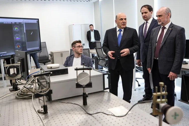 Михаил Мишустин в Сарове. Саров, Нижегородская область