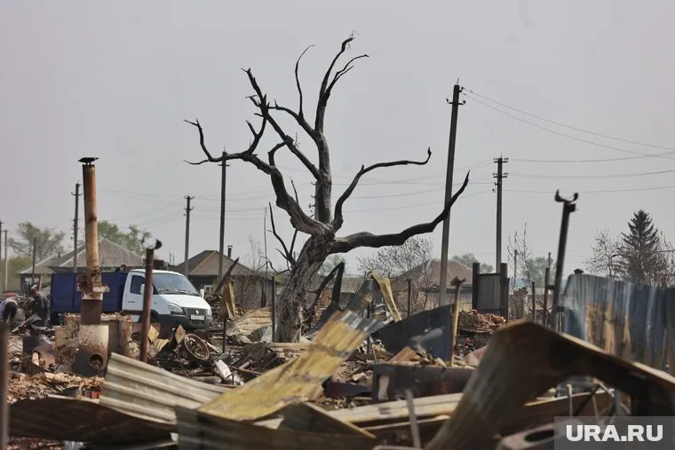 Из-за пожара в селе Юлдус 7 мая сгорело 223 дома