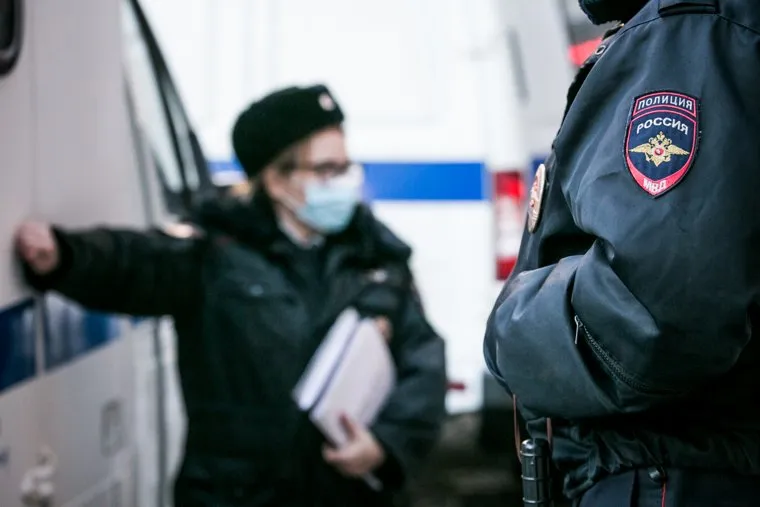 Клипарт "Доставка подсудимого". Москва