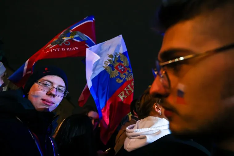 Концерт "10 лет в родной гавани" на Красной площади. Москва